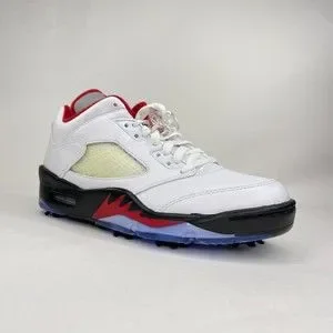 Jordan | Shoes | Nike Air Jordan 5 Retro Low Fire Red White  display picture 3